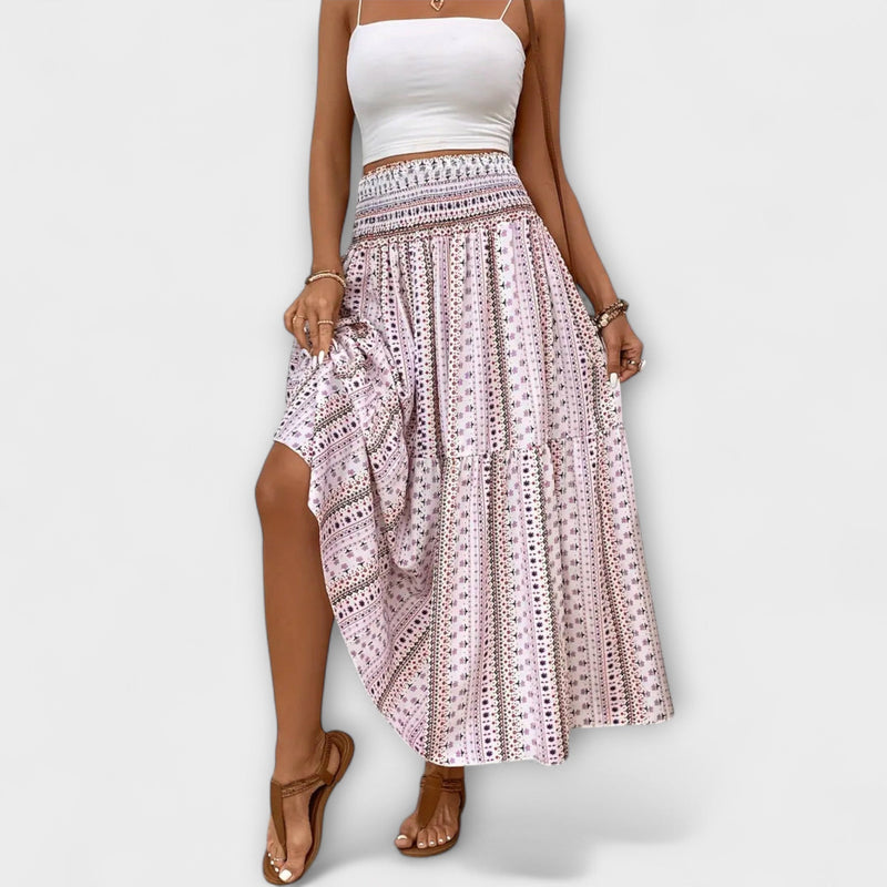 Flowing Skirt with Pattern