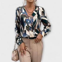 Ivana™ Chic Blouse with All-Over Print