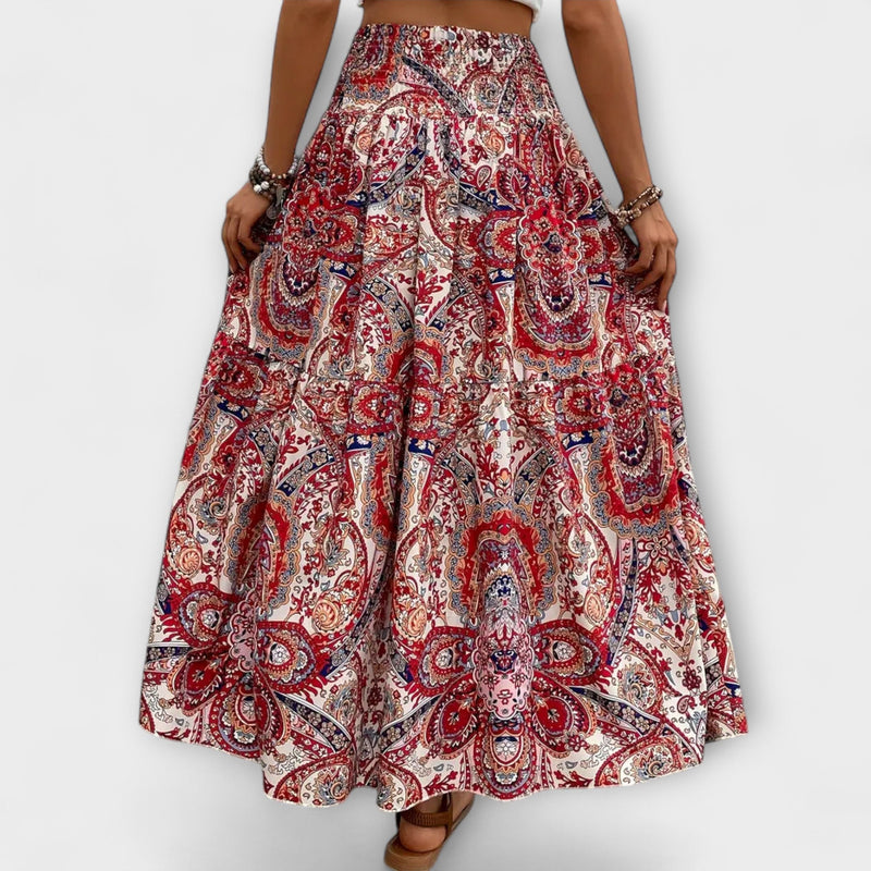 Flowing Skirt with Pattern