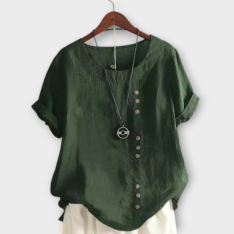 Elora™ Linen Blouse