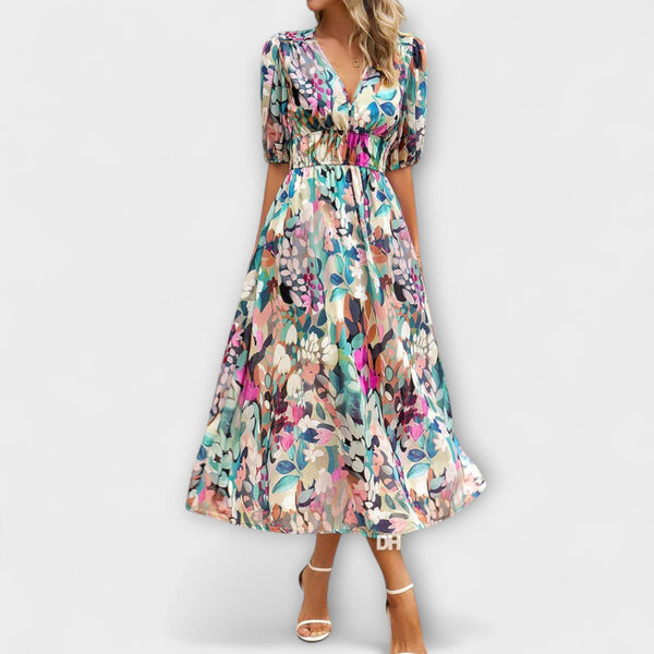 Ludivine - Summer Dress in Floral Design
