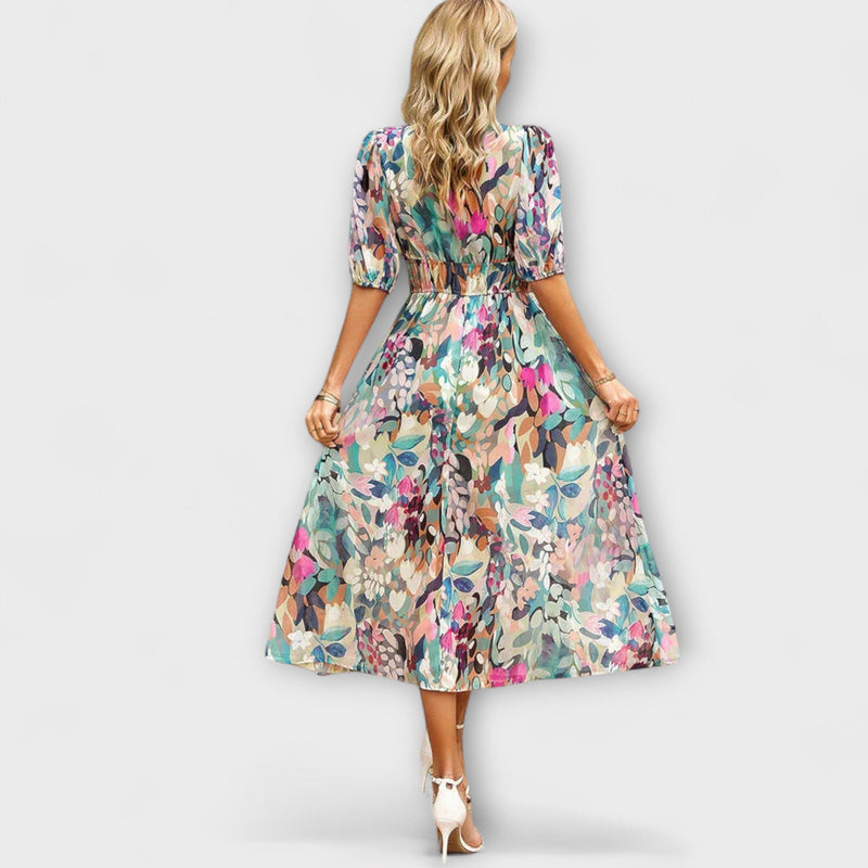 Ludivine - Summer Dress in Floral Design