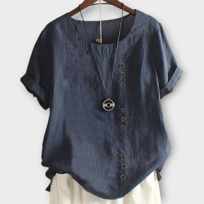 Elora™ Linen Blouse