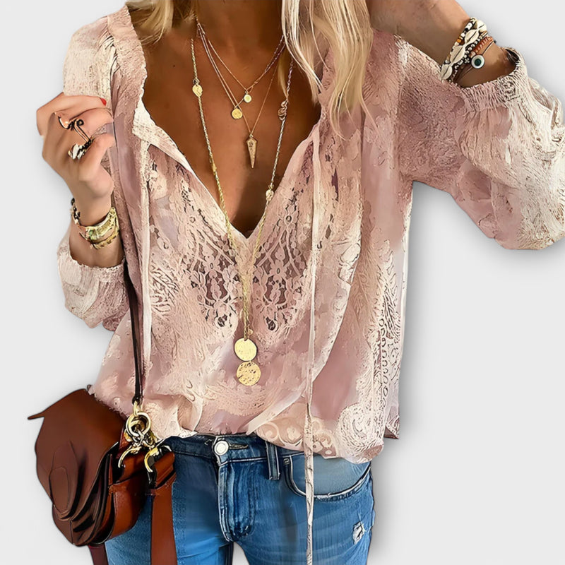 Lily™ Bohemian Lace Blouse