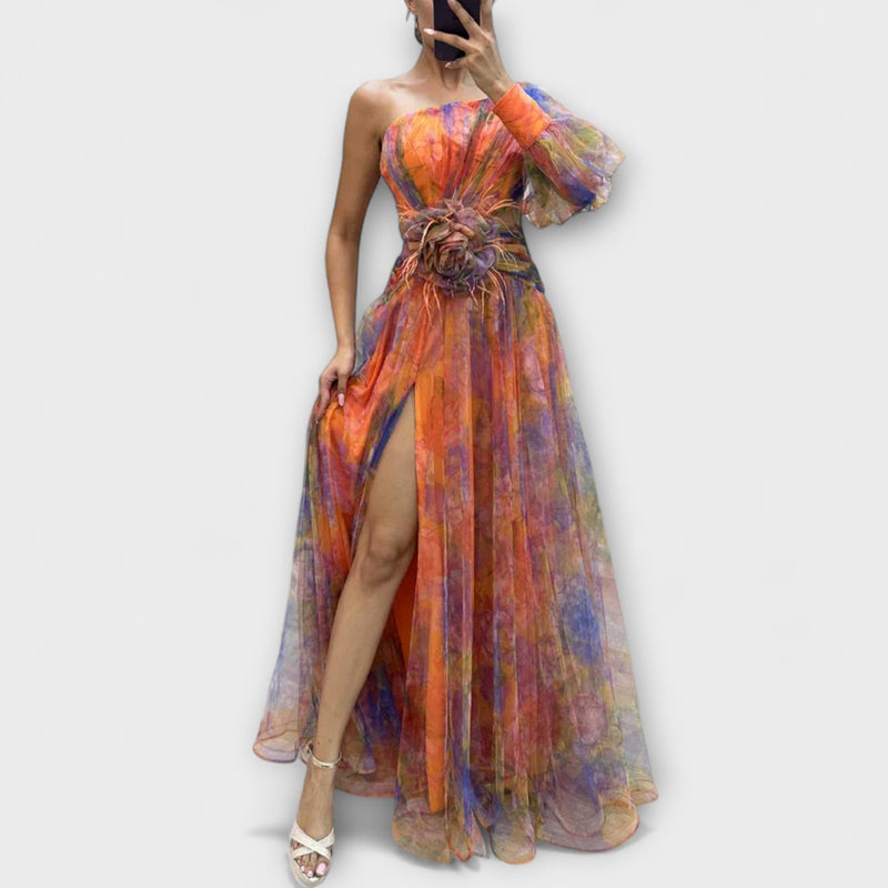 Cecilia - Elegant Split Dress