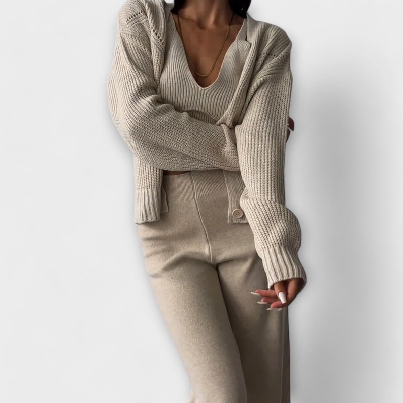 Delia™ Three-Piece Knit Set