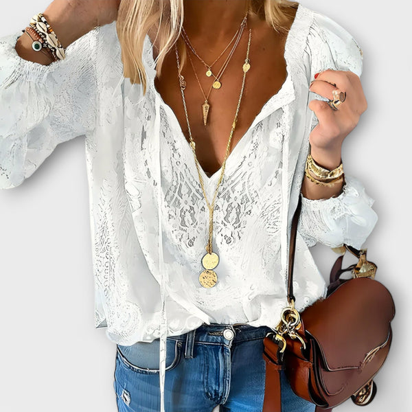 Lily™ Bohemian Lace Blouse