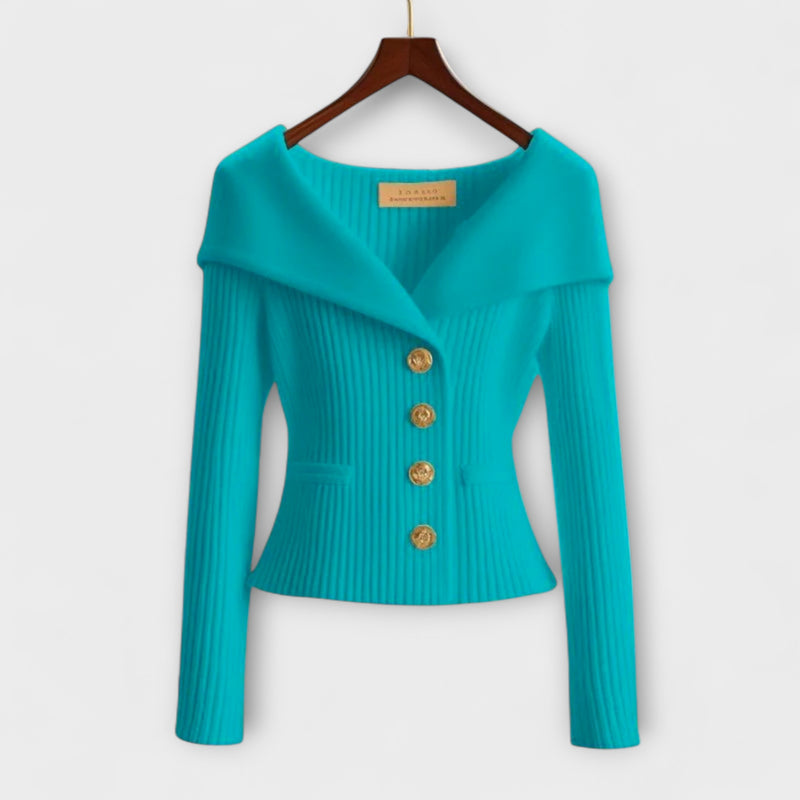 Renée – Ribbed Knit Jacket