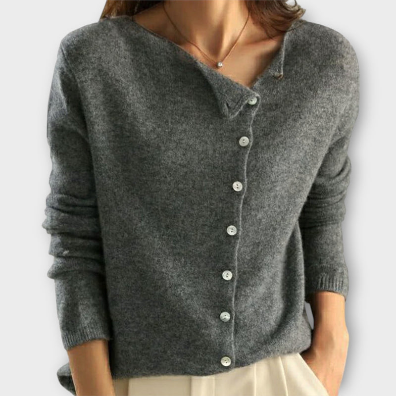 Amira™ Elegant Wool Cardigan