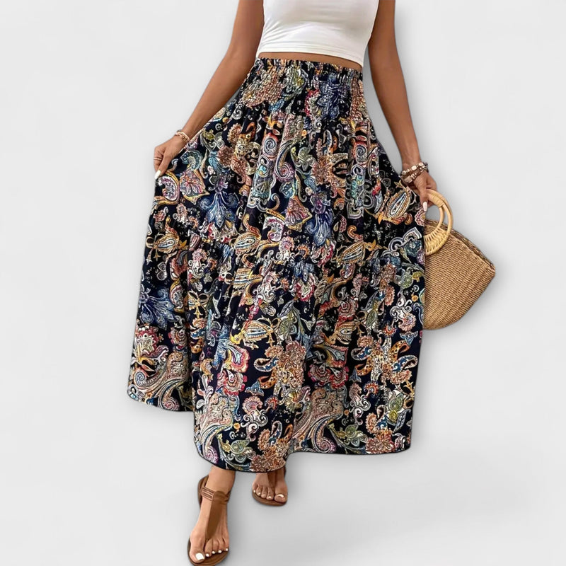 Flowing Skirt with Pattern