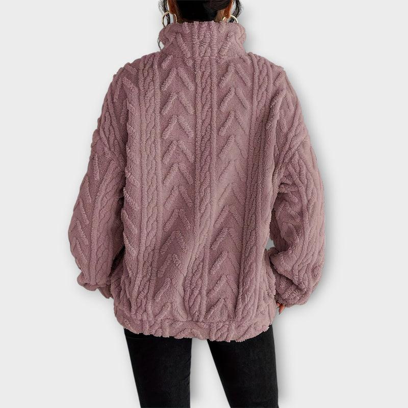 Fiona™ Braided Zip-Up Pullover