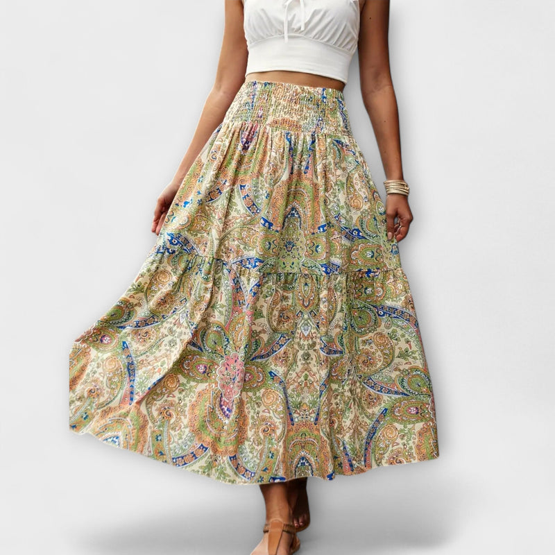 Flowing Skirt with Pattern