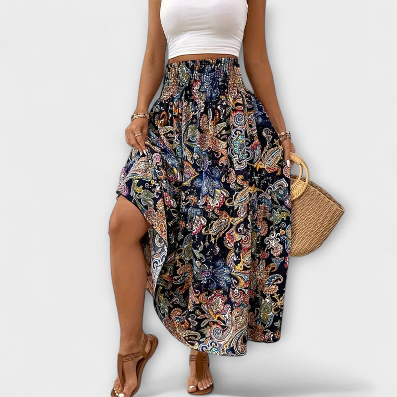 Flowing Skirt with Pattern