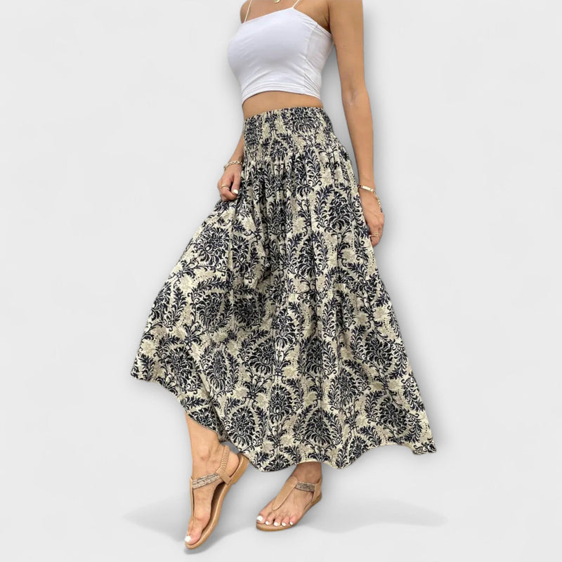 Flowing Skirt with Pattern