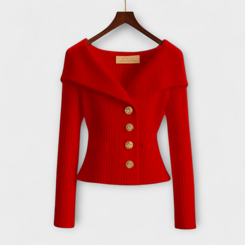 Renée – Ribbed Knit Jacket