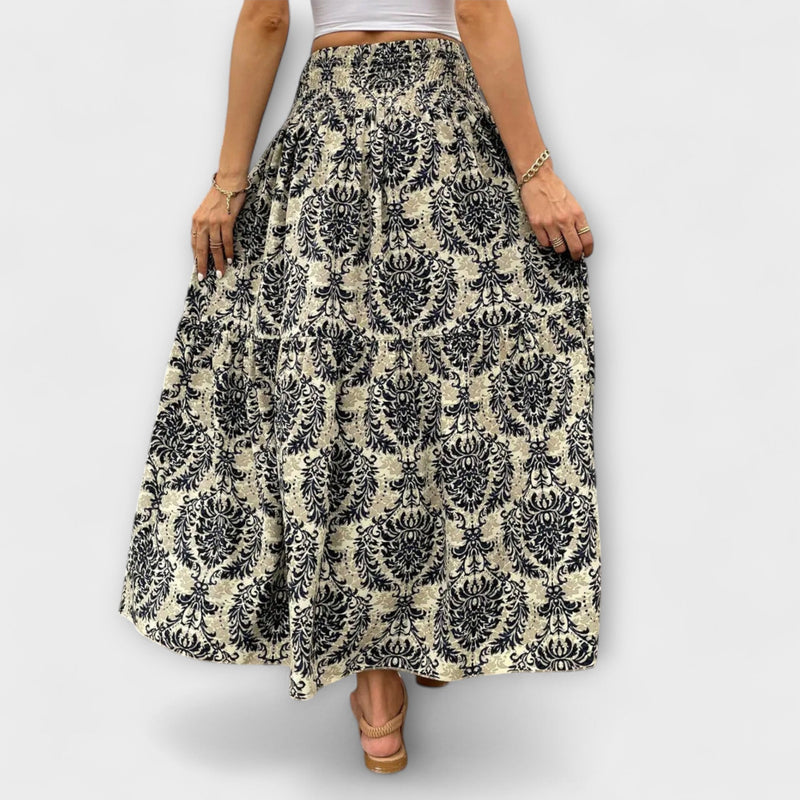 Flowing Skirt with Pattern