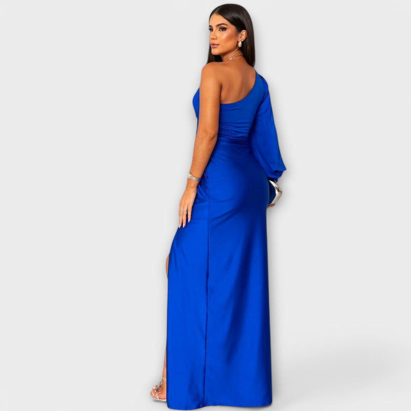 Celina™ One-Shoulder Evening Gown