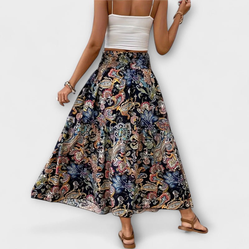 Flowing Skirt with Pattern