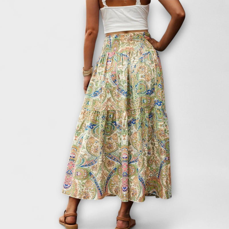 Flowing Skirt with Pattern