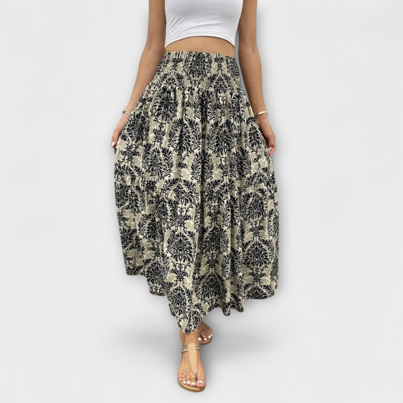 Flowing Skirt with Pattern