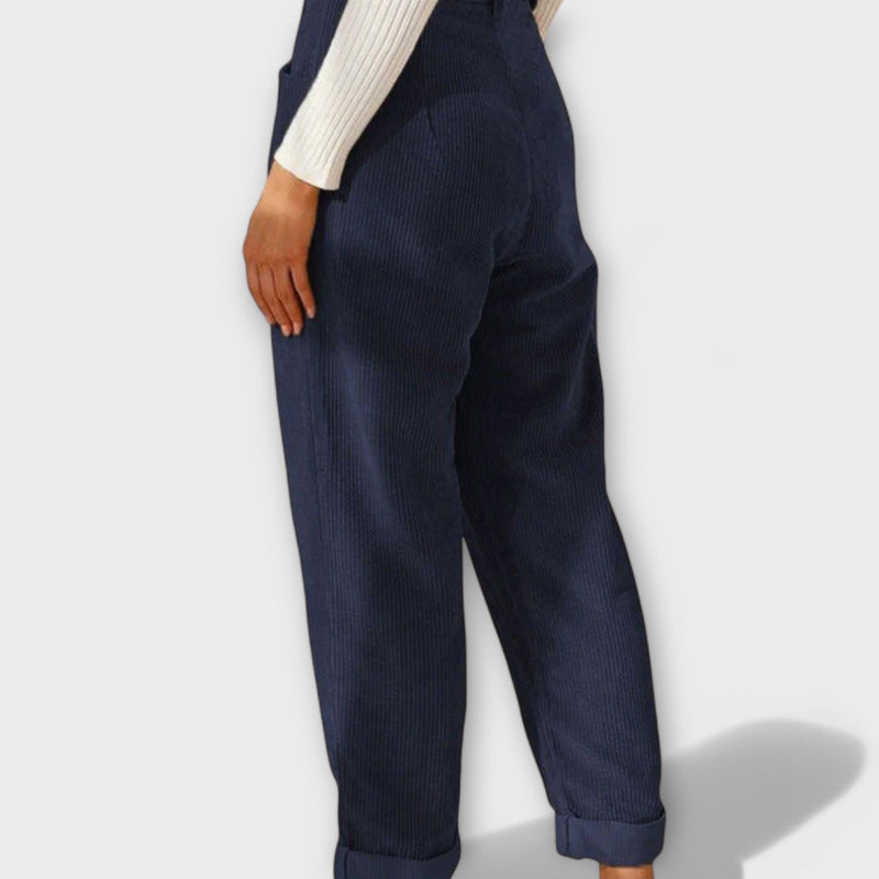 Malia™ Loose Corduroy Trousers