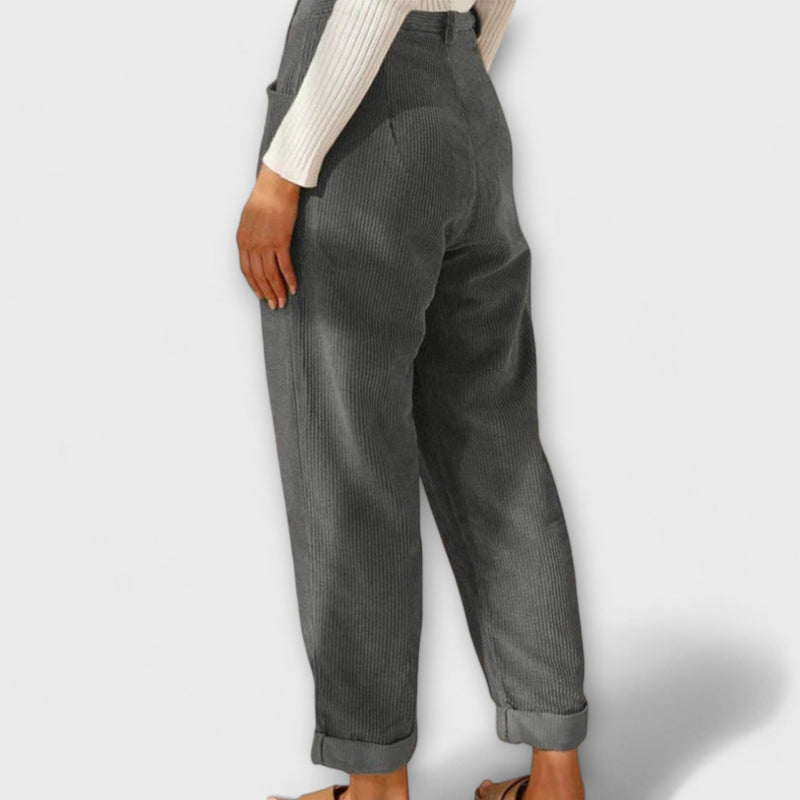 Malia™ Loose Corduroy Trousers