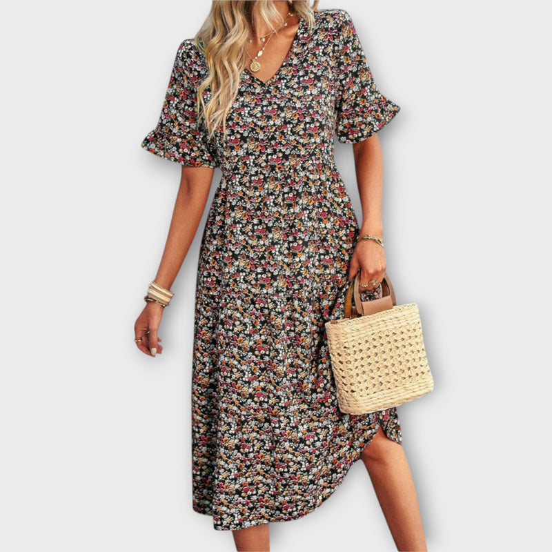 Ema™ Floral Midi Dress