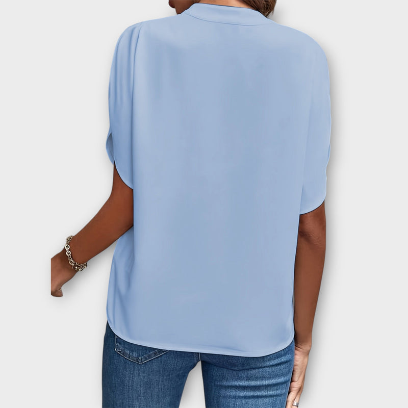 Lina™ Chic V-Neck Blouse