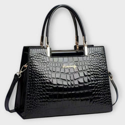 Lonova™ Glossy Croc Handbag