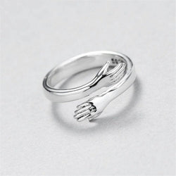 Silver Embrace Ring