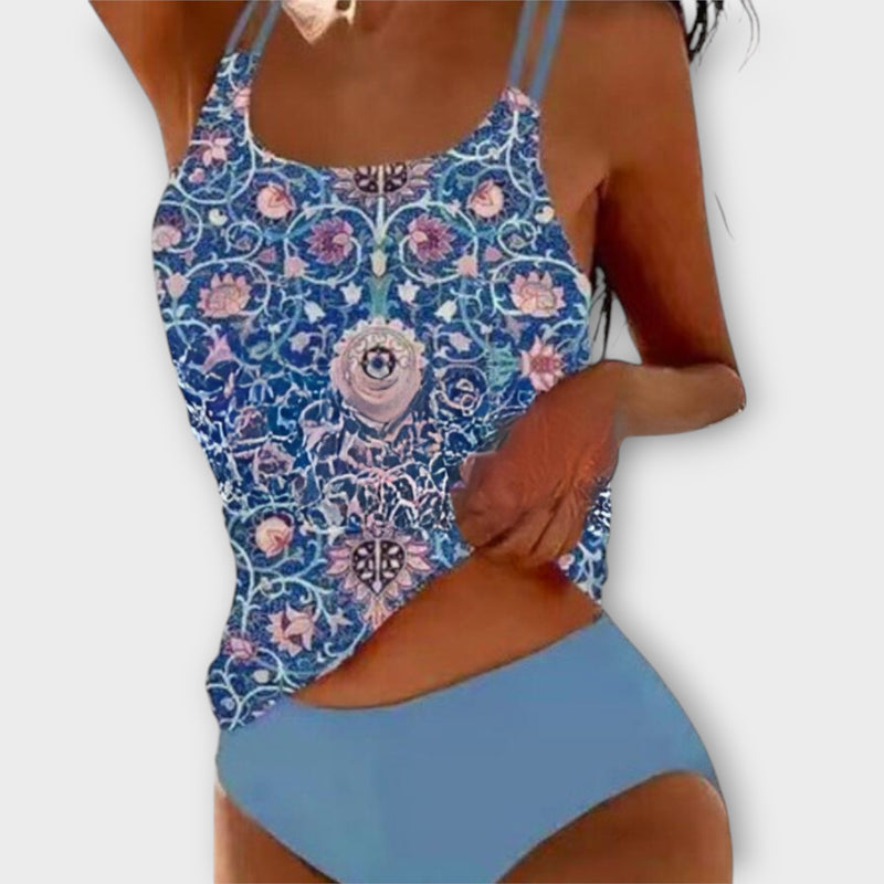 Elara™ Elegant Patterned Swimsuit