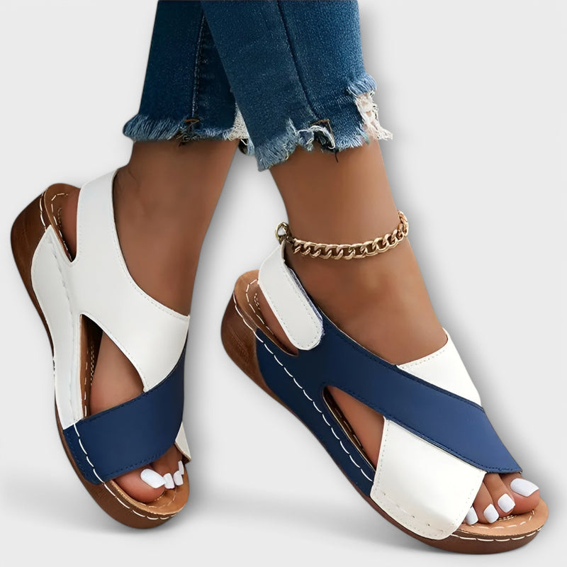 Mia™ Elegant Two-Tone Sandals