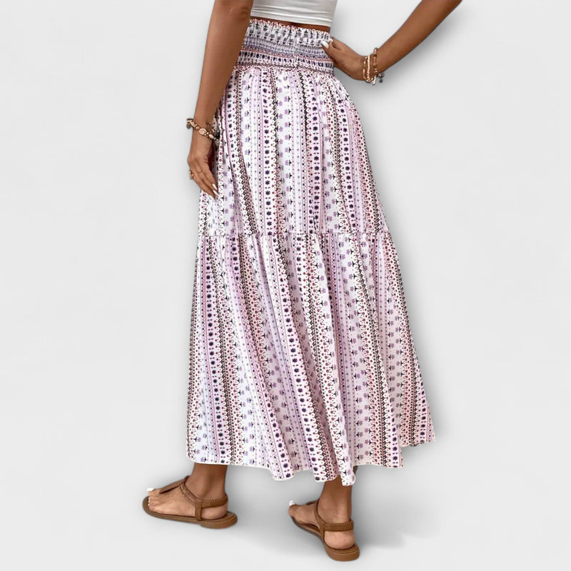 Flowing Skirt with Pattern