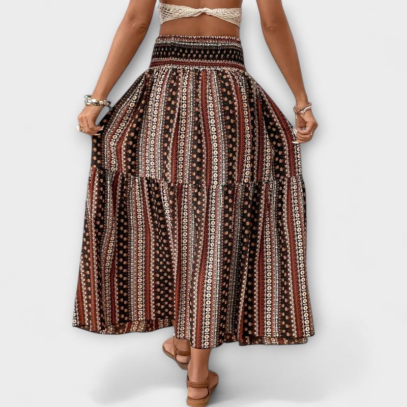 Flowing Skirt with Pattern