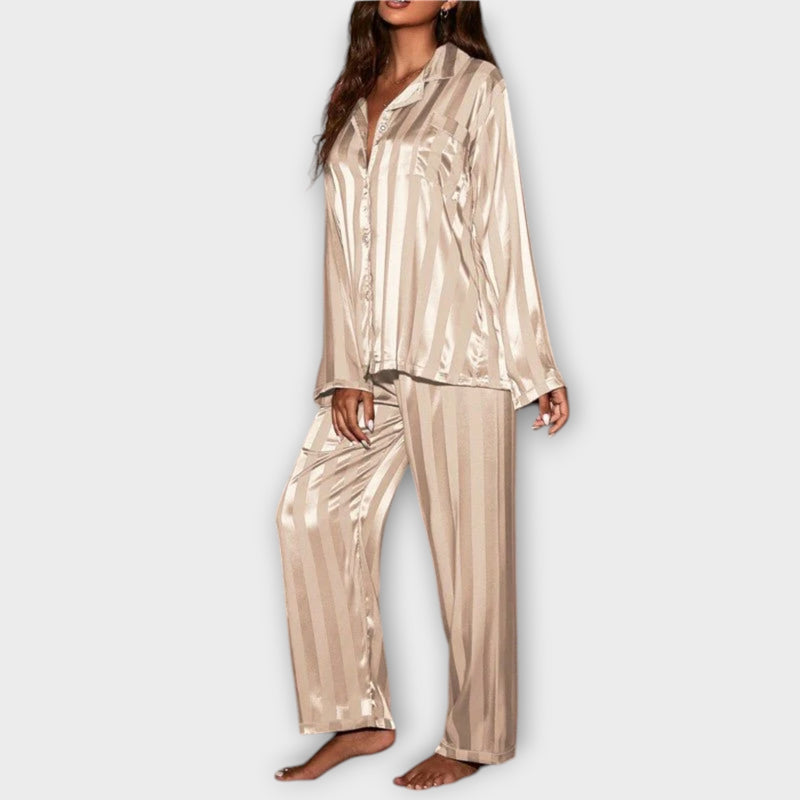 Bella™ Striped Satin Pyjama Set