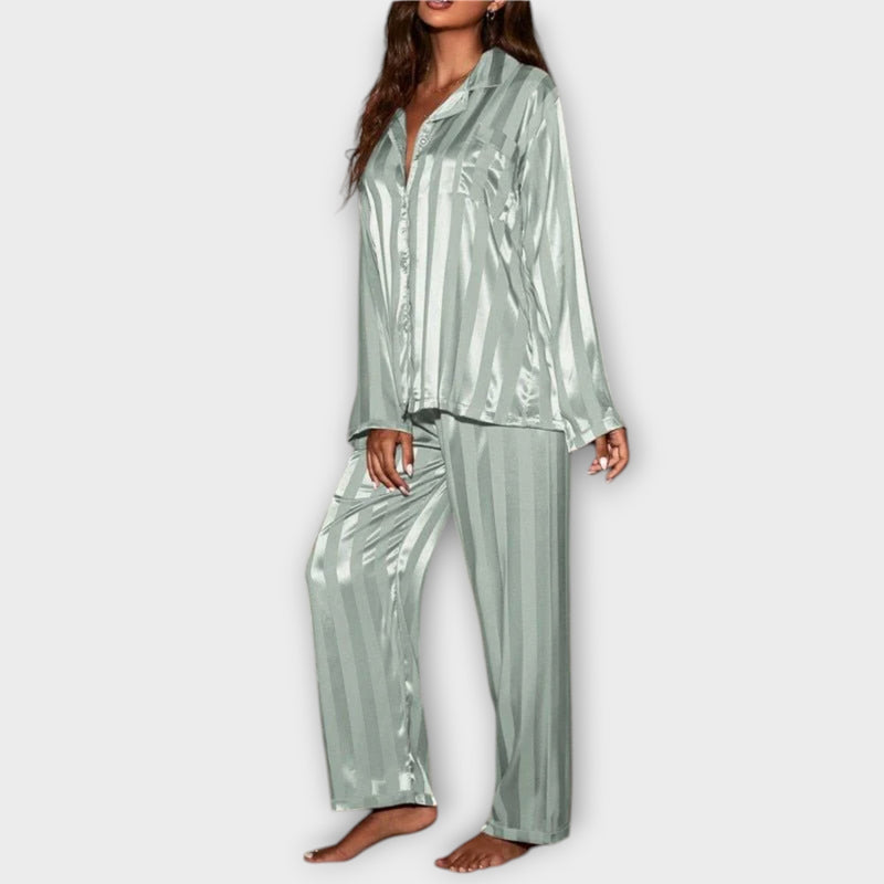 Bella™ Striped Satin Pyjama Set