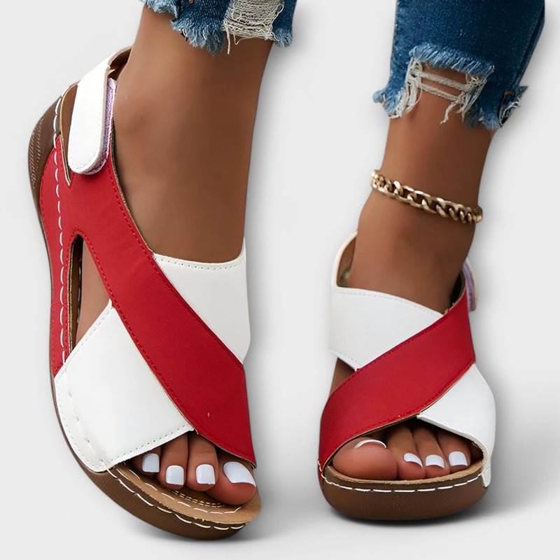 Mia™ Elegant Two-Tone Sandals