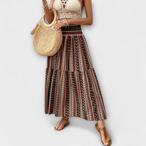 Flowing Skirt with Pattern