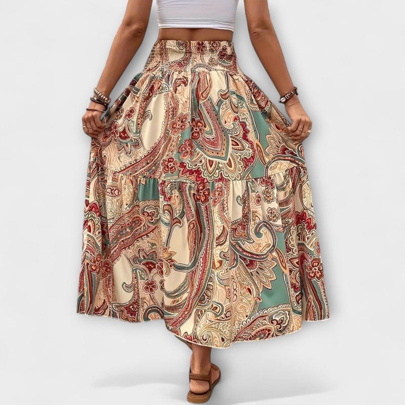 Flowing Skirt with Pattern
