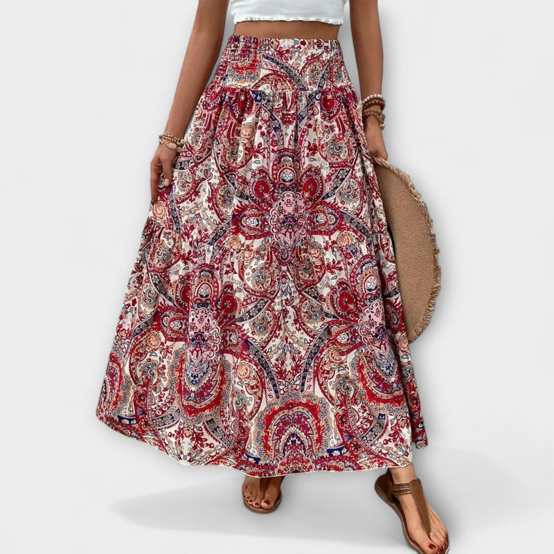 Flowing Skirt with Pattern