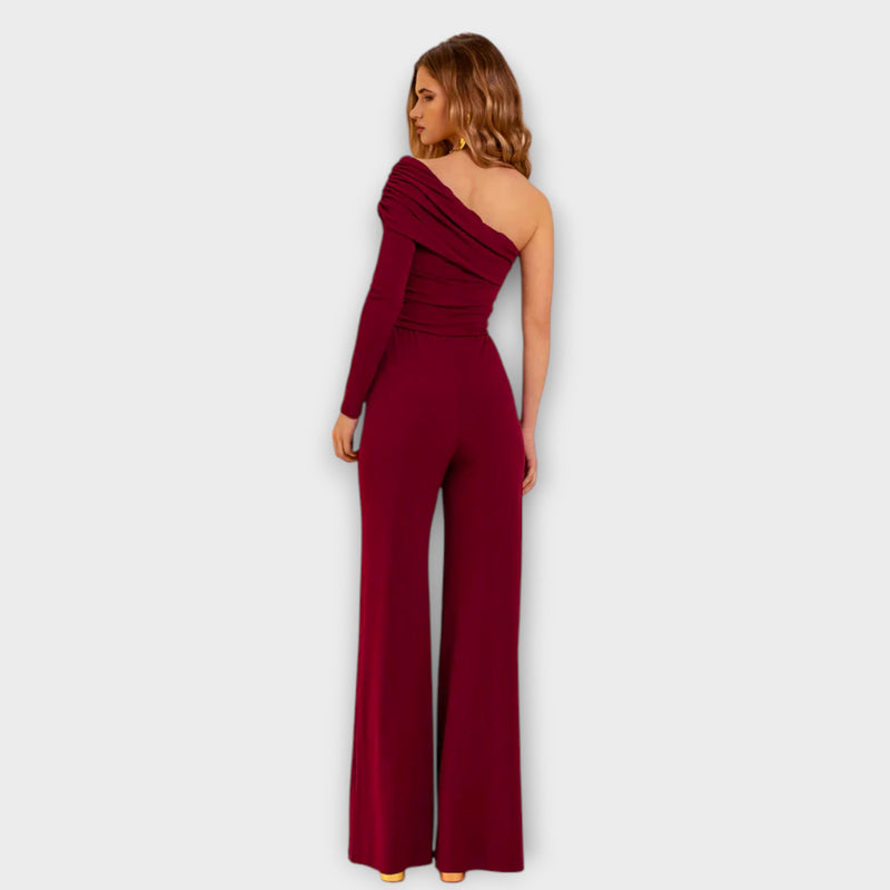 Diona™ One-Shoulder Wide-Leg Jumpsuit