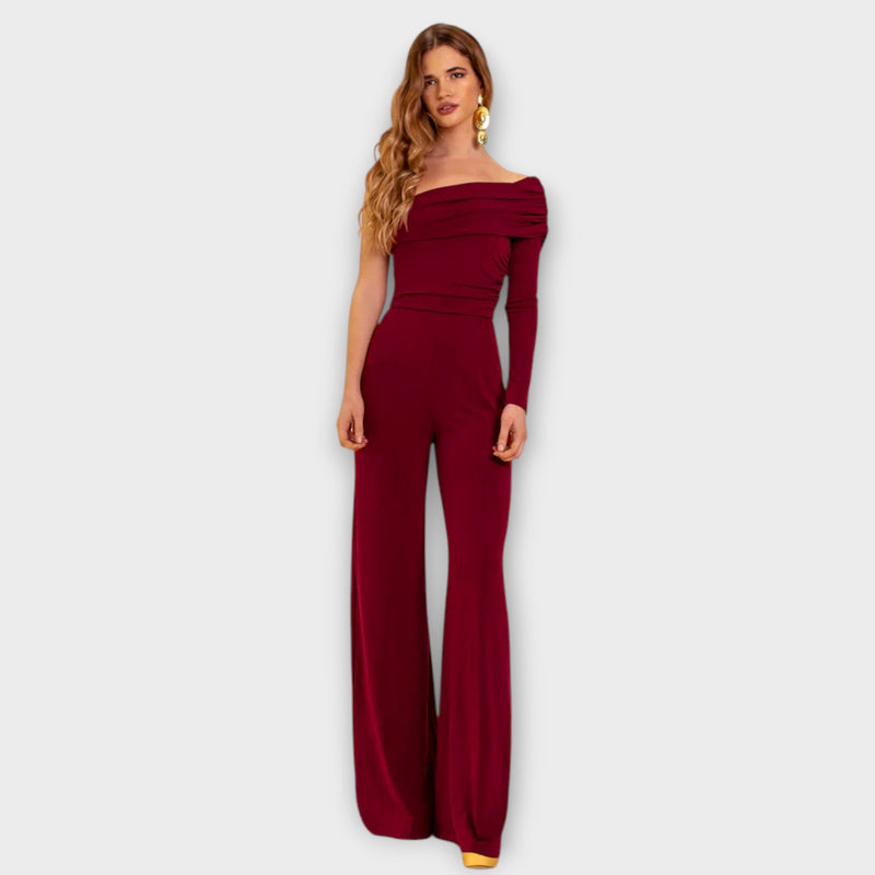 Diona™ One-Shoulder Wide-Leg Jumpsuit