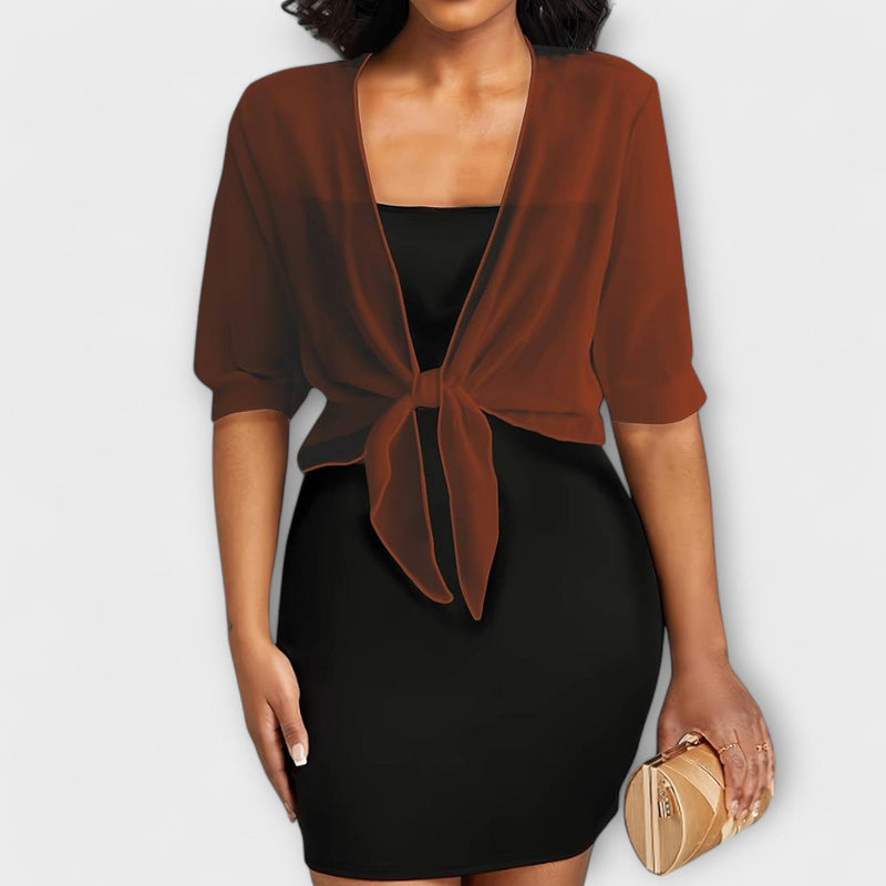 Olivia™ Open-Front Blouse