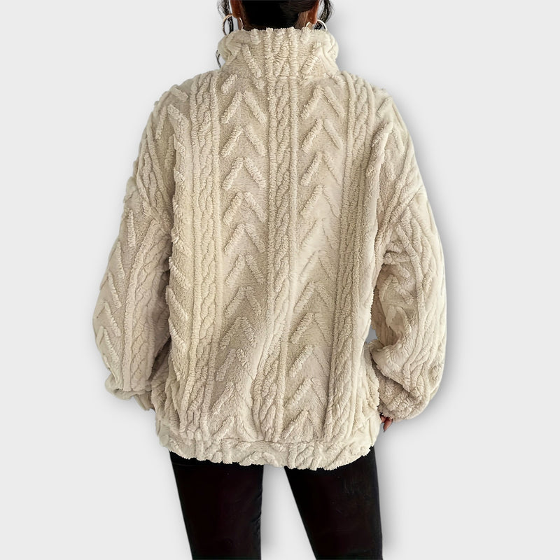 Fiona™ Braided Zip-Up Pullover