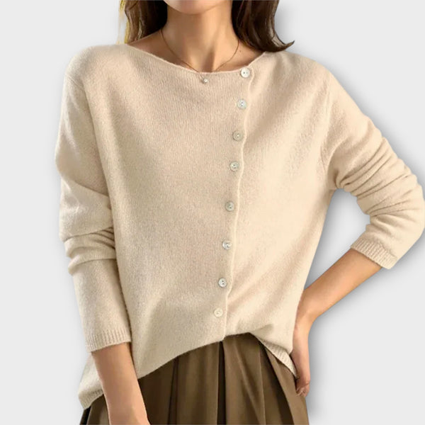 Amira™ Elegant Wool Cardigan