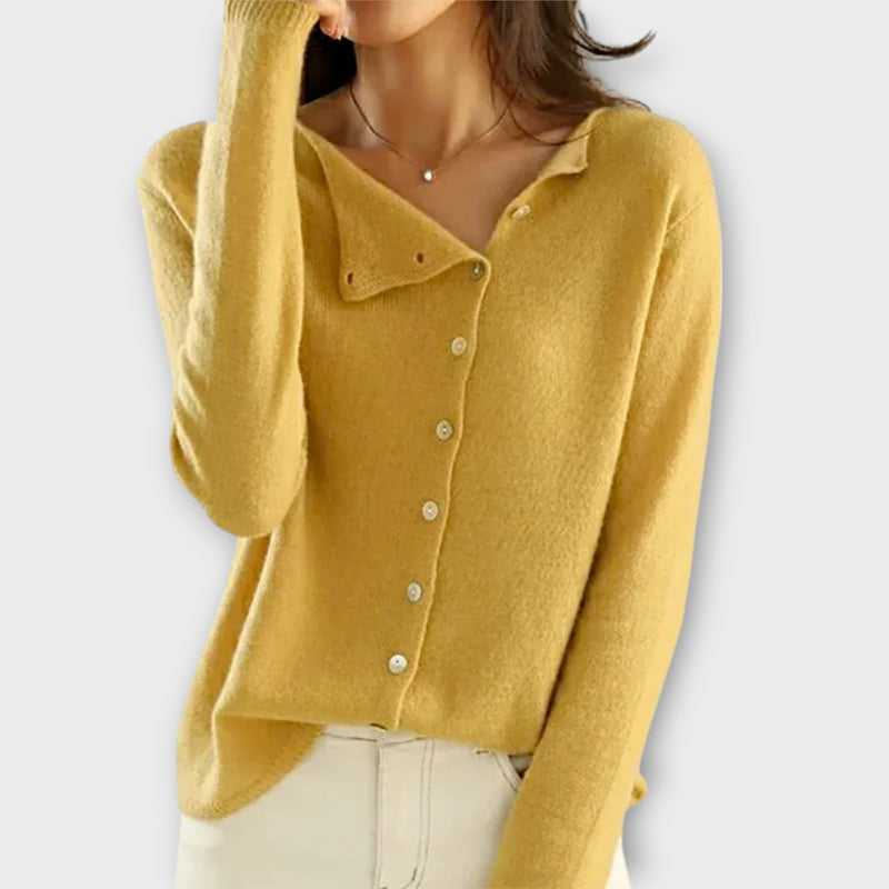 Amira™ Elegant Wool Cardigan