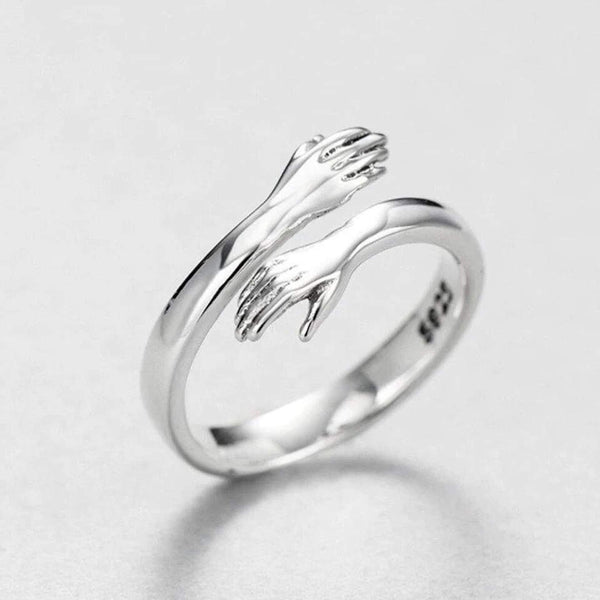 Silver Embrace Ring