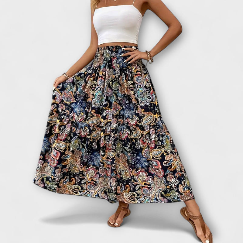 Flowing Skirt with Pattern