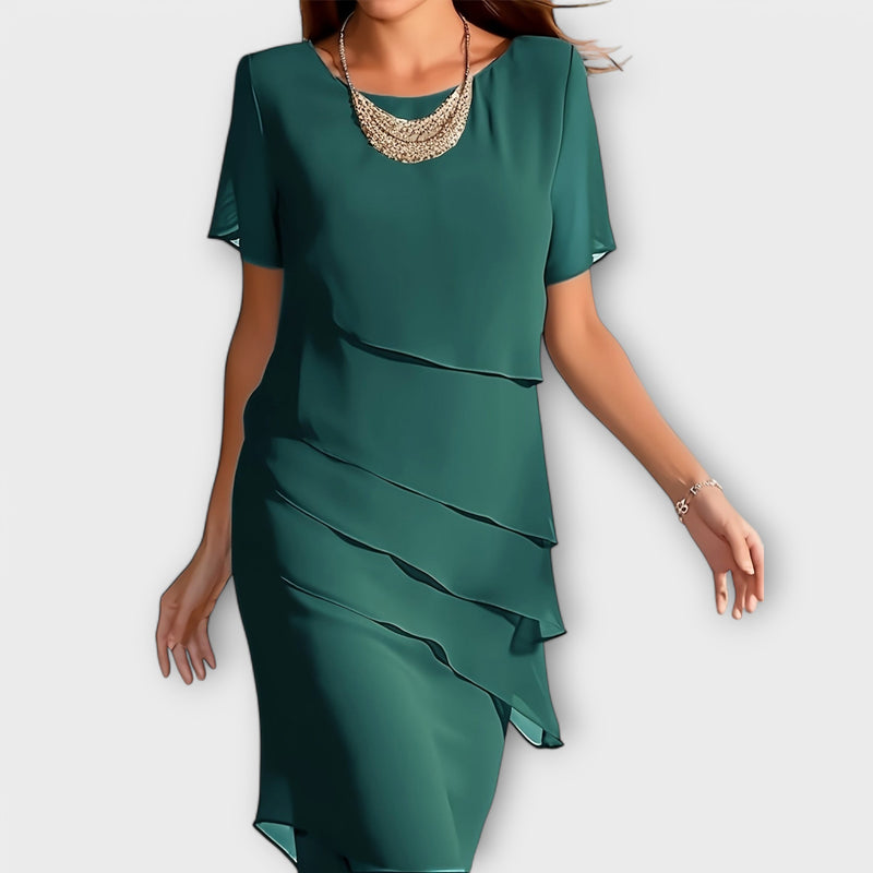 Sophia™ Layered Chiffon Dress