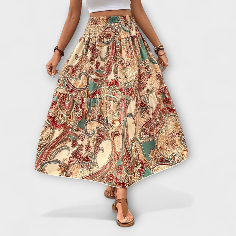 Flowing Skirt with Pattern